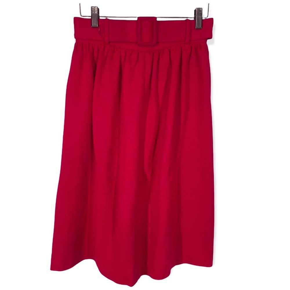 Vintage 60s Daisy's Original of Miami Hot Pink Knee Length Skirt Medium